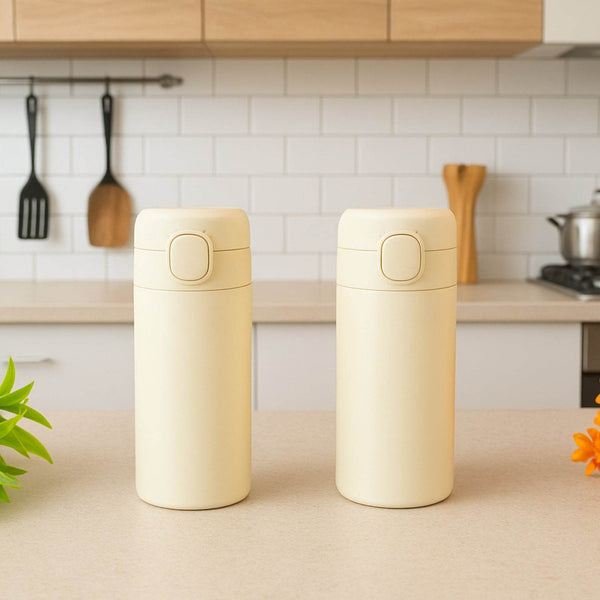 Stainless Steel Thermos Water Bottle 320lm (1 Pc) - dailyneed.life