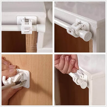 Curtain Rod Holder, Self Adhesive Hooks (2 Pcs Set) - dailyneed.life