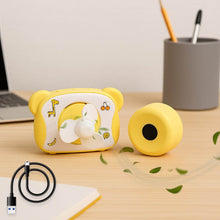 Cute Bear-Shaped Mini Rechargeable Fan (1 Pc) - dailyneed.life