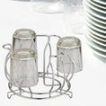 Stainless Steel Glass Holder Glass Hanging Organizer for Kitchen Bars Pubs (MOQ :- 2 Pc) - dailyneed.life