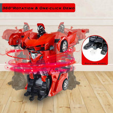 2 In 1 Automatic Robot Converted Remote Control Car With Light Scale 360°Drifting Deformation Robot Car Toy Kids Boys, Robot Convert Unique Toy For Boys (1 Pc) - dailyneed.life