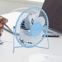 USB Table Desk Personal Metal Electronic Fan, Compatible with Computers, Laptops, Student Dormitory, Suitable For Office, School Use (1 Pc) - dailyneed.life