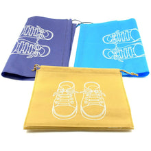 BEACH BAG SHOES STORAGE BAG CLOSET ORGANIZER NON-WOVEN TRAVEL PORTABLE BAG WATERPROOF POCKET CLOTHING CLASSIFIED HANGING BAG SHOE BAG LUGGAGE TRAVEL PORTABLE SHOE POUCH NON WOVEN TRANSPARENT WINDOW (3 PC ) - dailyneed.life