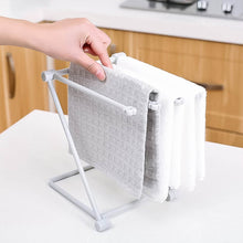 Folding Kitchen Bathroom Towel Rack, Towel Stand (1 Pc) - dailyneed.life