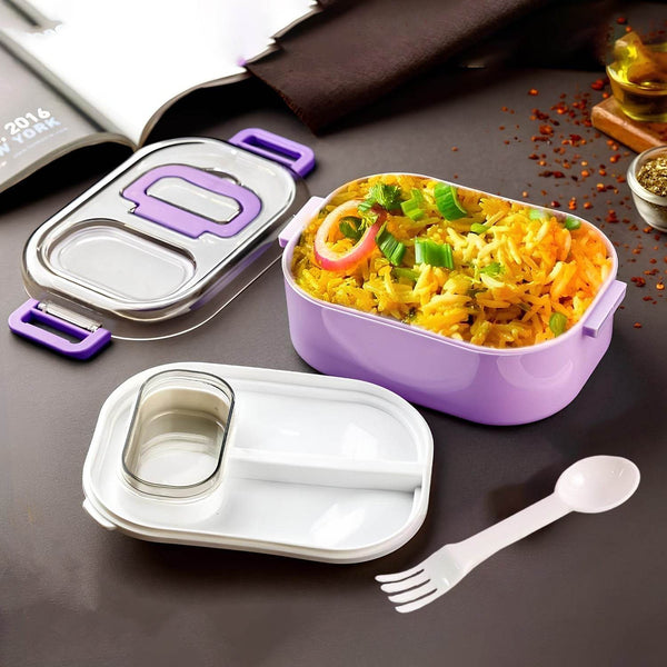 Multi-Functional 1 Set Leakproof Lunch Box with Cutlery & Tumbler - dailyneed.life