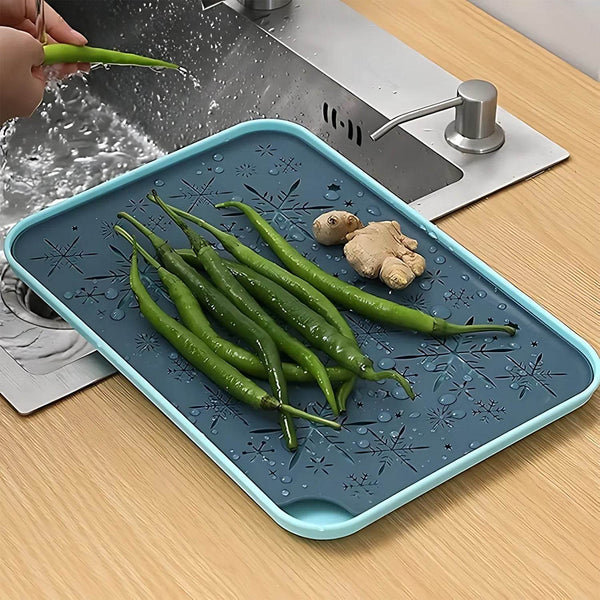 Multi-Purpose Snowflake Design Drain Tray for Kitchen Sink - dailyneed.life