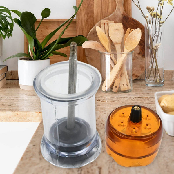 Miracle Transparent Plastic Salt and Pepper Grinder, Pepper Grinder Manual Pepper Grinding Tool, Pepper Crusher Grinder (1 Pc) - dailyneed.life