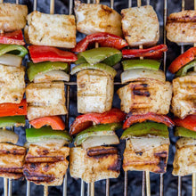 Square Stainless Steel Barbecue Grill with Wooden Handle - dailyneed.life