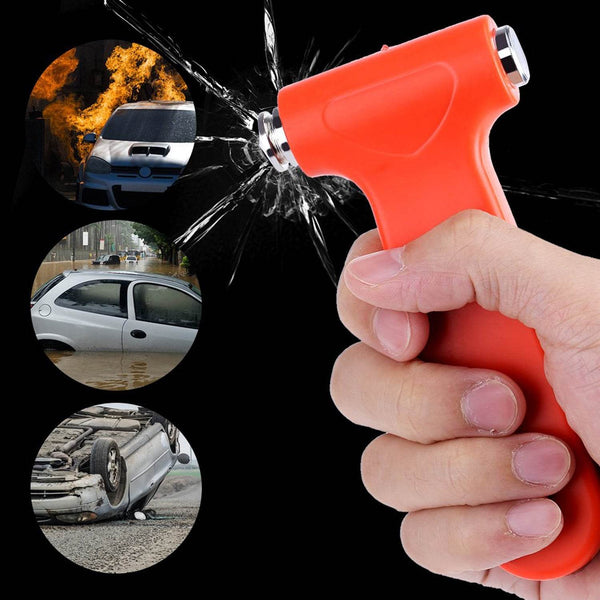 Car Safety Hammer - Emergency Rescue Tool with Window Breaker & Seatbelt Cutter - dailyneed.life