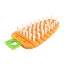 Vegetable Scrubbing Brush, Vegetable Scrubber Non‑Toxic Fruit Brush Carrot Shape Vegetable Brush for Potato for Vegetable - dailyneed.life