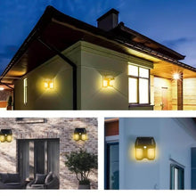 Outdoor Solar Wall Lamp Outdoor Waterproof High Quality Lamp Induction Garden Lamp Garden Villa Night Lamp Double Lamp Light (1 Pc) - dailyneed.life
