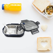 304 Stainless Steel Thermal Lunch Box Leakproof Food Storage Containers, 2-Compartment Lunch Box, Lunch Box for Boys, Girls, Kids, School & Office (500ML) - dailyneed.life