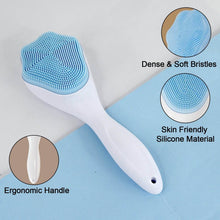 Silicone Face Scrubber Exfoliating Brush, Manual Handheld Facial Cleansing Brush (1 Pc) - dailyneed.life