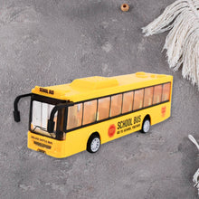 Inertia Bus Toys , High Simulation Yellow Fine Details Mini Bus Model Car Toys Prizes for Gift Collections - dailyneed.life