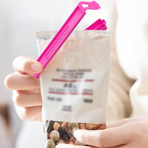 Food Bag Clip Sealer – Airtight Plastic Clips for Snacks, Kitchen & Camping (18 Pc Set) - dailyneed.life