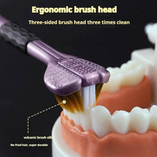 3 Sided Toothbrush, Soft Bristle Toothbrush (2 Pc Set) - dailyneed.life