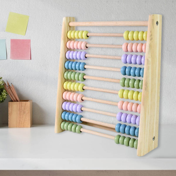 Wooden Counting Number Maths Learning Abacus Toy (1 Pc) - dailyneed.life