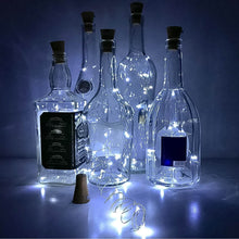 Wine Bottle Cork String Light | Multi LED / 2M Cable Length Copper Wire Battery Operated (White / 1 Pc) - dailyneed.life