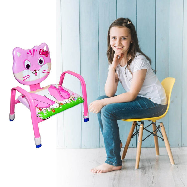 Cartoon Baby Chair Strong Steel Cushion & Comfortable Baby Chair High Quality Chair (1 Pc) - dailyneed.life