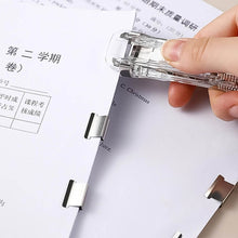 Portable Paper Clamp With 8 Pcs Clip Dispenser Handheld Paper Fast Clam (1 Set) - dailyneed.life
