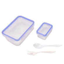 Multipurpose Air Tight 4 Side Lock Food Grade Lunch Box With Small Square Container - dailyneed.life