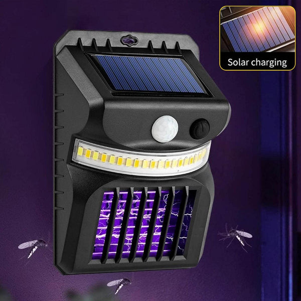 Bug Zapper Outdoor 2 in 1 Solar Mosquito Zapper Lamps (1 Pc) - dailyneed.life