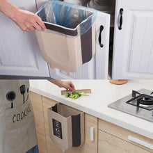 Hanging Trash Can for Kitchen Cabinet Door, Small Collapsible Foldable Waste Bins, Hanging Trash Holder for Bathroom Bedroom Office Car, Portable. - dailyneed.life
