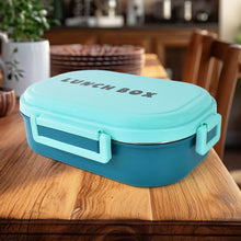 3 in 1 Spicy Bite Stainless Steel Lunch Box With Plastic Small Box & Spoon (1 Set) - dailyneed.life