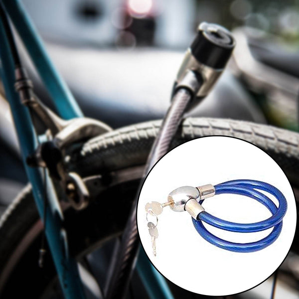 Multipurpose Cable Lock for Bike, Luggage, Steel Keylock, Anti-Theft - dailyneed.life