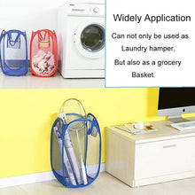Foldable Collapsible Mesh Laundry Bag Pack Of 1 (Mix Color) - dailyneed.life