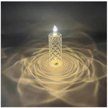 Rose Candles LED Flameless and Smokeless Decorative Acrylic Transparent Candles Led Tea Light Candle Perfect for Gifting, Home, Diwali, Christmas, Crystal Candle Lights, Diwali (1 Pc) (MOQ :- 12 pc ) - dailyneed.life