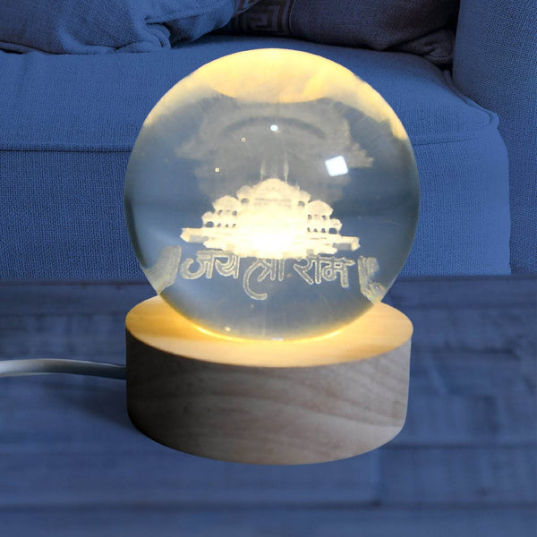 3D Crystal Ball lamps for Bedroom 3D Lamps for Home Decoration 3D Crystal Ball Night Light Gifts for Women Gifts for Men Room Decor Items for Bedroom for Friend and Family (1 Pc) - dailyneed.life