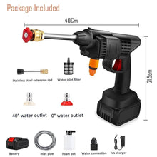 48V Car washing Kit, Portable Pressure Washer with, Rechargeable | Cordless Pressure Washer Gun | Handheld Pressure Washer for Car | Car Washer Gun (Type 1- Single Battery) - dailyneed.life