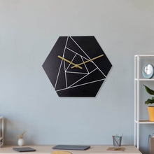 Modern Geometric Hexagon Wall Clock (1 Pc) - dailyneed.life