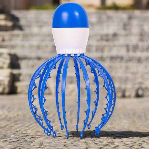 Electric Octopus Claw Scalp Massager Stress Relief Therapeutic Head Scratcher (Not included battery / Mix Color) - dailyneed.life