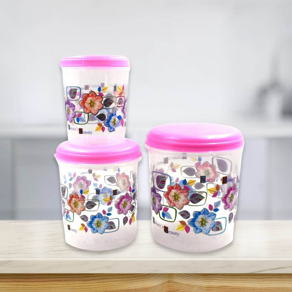 3 Pc Storage Container used in all kinds of places including household and offices for storing stuffs and items etc. - dailyneed.life