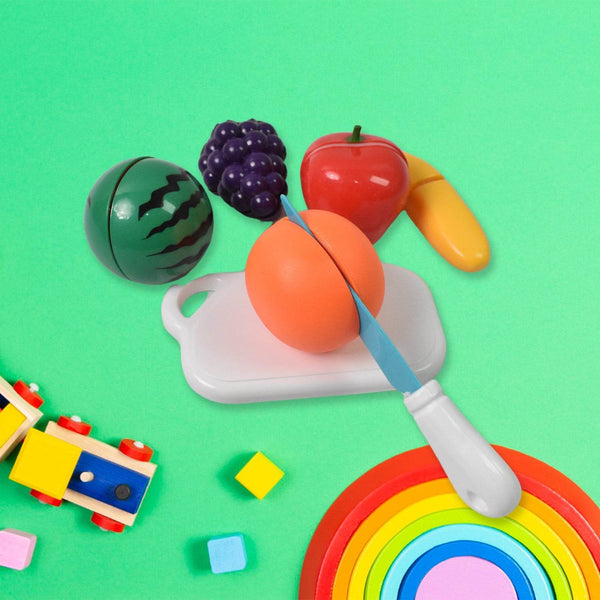 Realistic Sliceable Fruits Cutting Play Toy Set (7 Pcs Set) - dailyneed.life