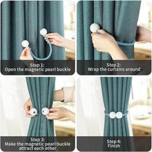 Polyester and Magnet Curtain (2 Pc) - dailyneed.life