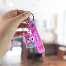 Cute Cartoon Silicone 3D Key Chain with Metal Hook & Strap (Pack of 1) - dailyneed.life