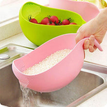 Plastic Rice Bowl / Food Strainer Thick Drain Basket with Handle for Rice, Vegetable & Fruit (set of 3pcs) - dailyneed.life