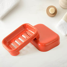 Premium Quality Rectangular Brick Red Plastic Soap Case (1 Pc) - dailyneed.life