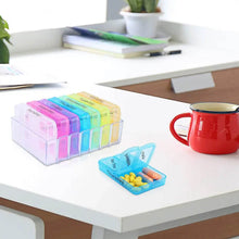 7 Days 4 Times Transparent Medicine Box 28 Grid Portable Large Capacity Travel, Medication Organizer Dispenser Boxes Large Compartments Moisture-Proof Pill Case Medication Reminder Travel - dailyneed.life