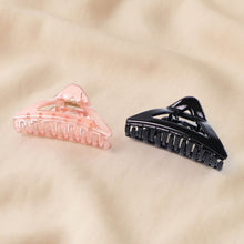 Triangle Shape Mix Color Plastic Hair Claw Clip – 1 Pc Durable Grip for Women and Girls - dailyneed.life