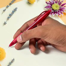 Red Colour Gel Pen Set, Set of 12 Pcs - dailyneed.life