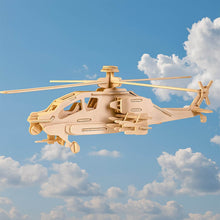 3D Wooden Helicopter Puzzle DIY Model Kit (1 Set) - dailyneed.life