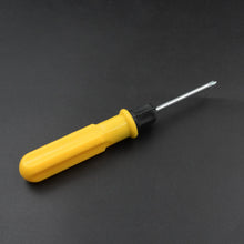 Small Pocket Size 2 in 1 Slotted Cross Head Double Sided Flat Magnetic Screwdriver with PVC Plastic Coated Handle (1 Pc) - dailyneed.life