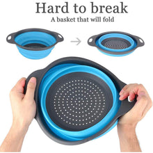 Round Sili Strain used in all kinds of household and official kitchen purposes as a Foldable utensil. - dailyneed.life