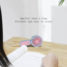 Mini Handheld Fan Portable Rechargeable Mini Fan Easy to Carry, for Home, Office, Travel and Outdoor Use (Battery Not Include) - dailyneed.life