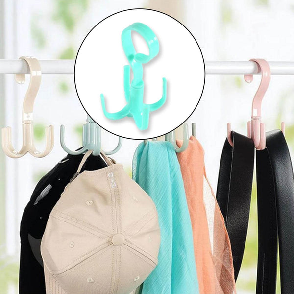 4-Claw Multi-Function 360 Degree Rotatable Purse Rack Handbag Hanger Hook - dailyneed.life