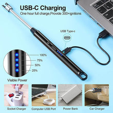 Long Flexible USB Rechargeable Electric Arc Lighter – Windproof, Flameless Plasma - dailyneed.life